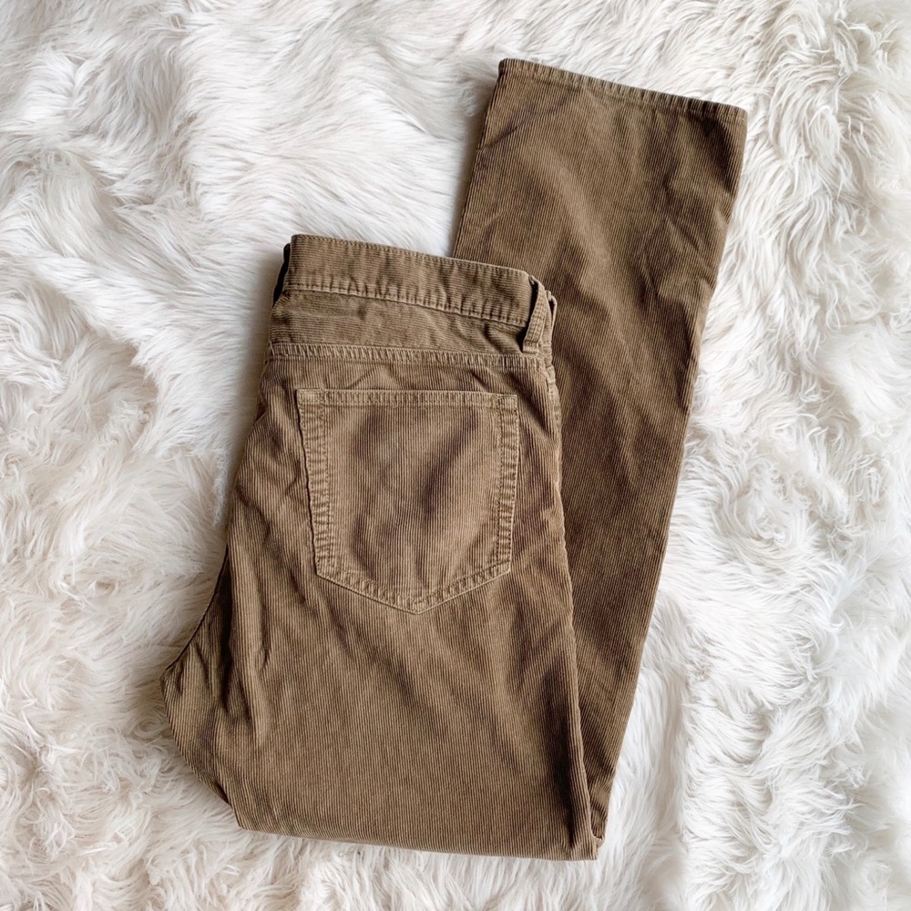 J. Crew Slim Straight Corduroy Pants 33X32 ME1661